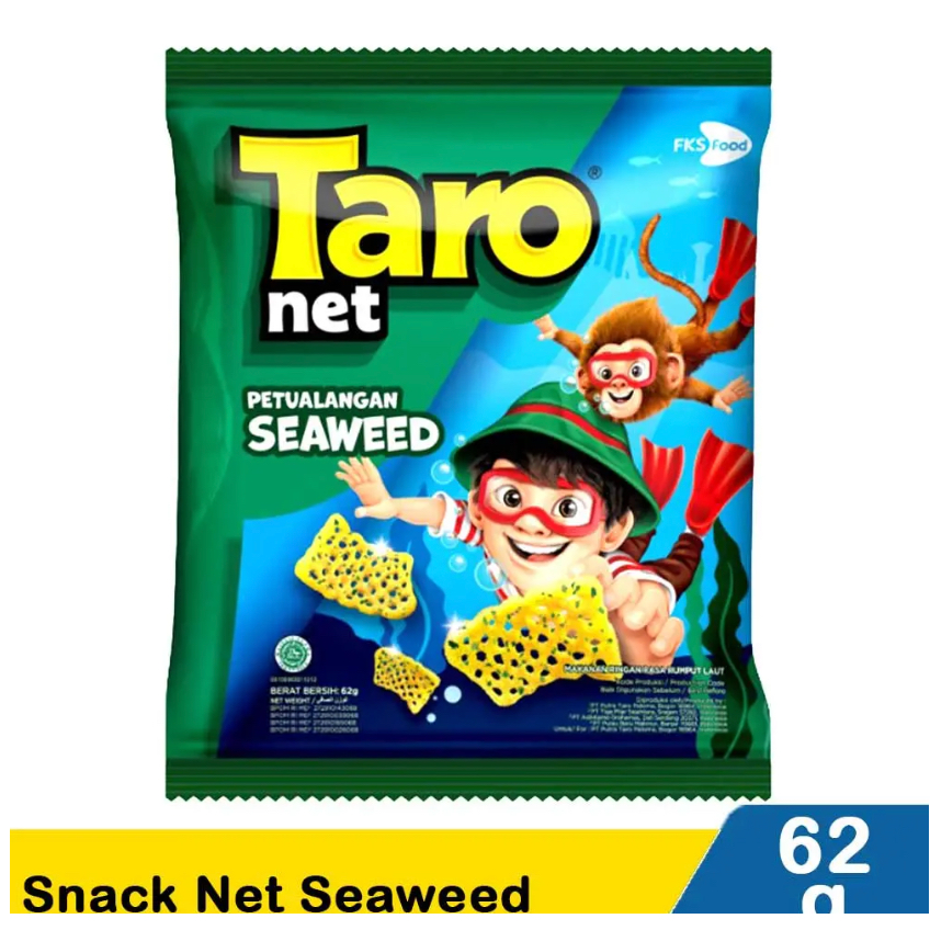 

Taro Snack Net Seaweed 62 gram