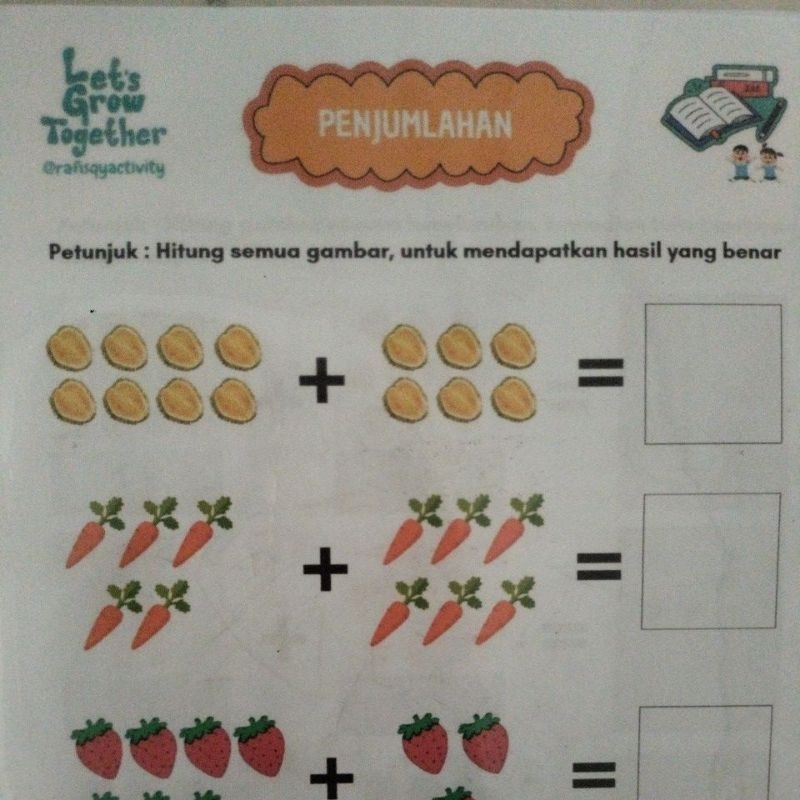 Worksheet TK / Materi Anak TK / Buku TK