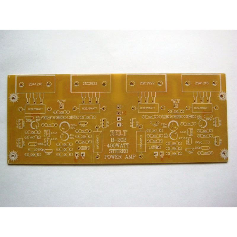 PCB power amplifier sanken stereo 400 watt