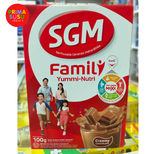 

SGM Family Yummi-Nutri 100gr Creamy Chocolate