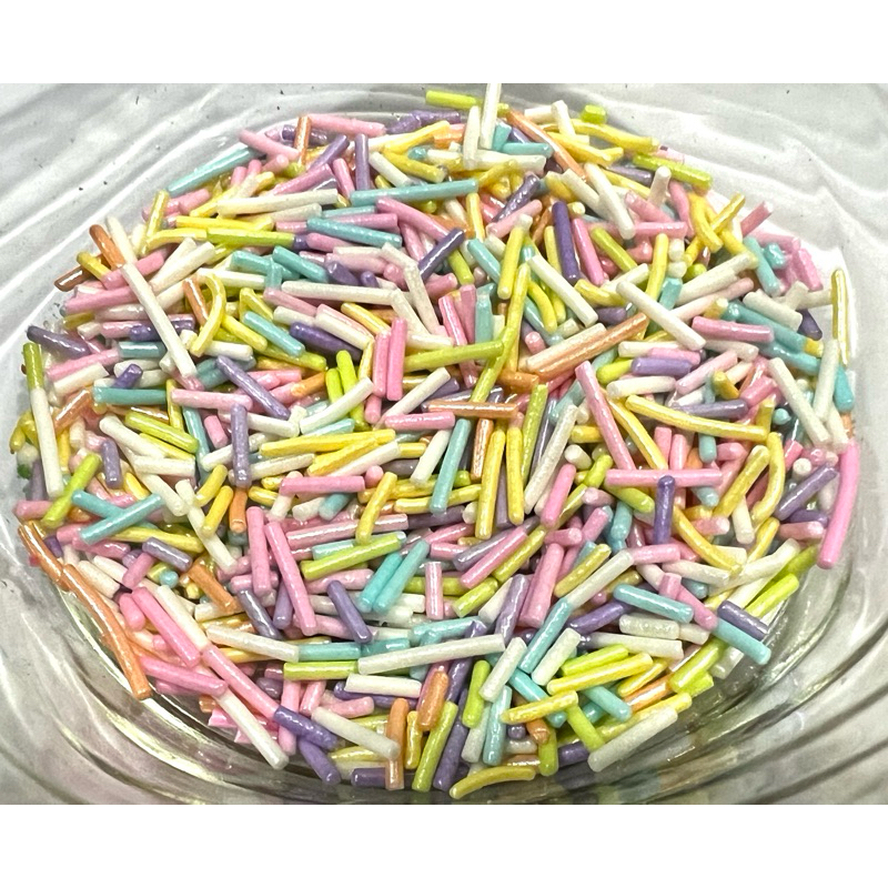 

sprinkles mix color / taburan kue mix color / mesis / sprinkle kue warna mix 3 gr.
