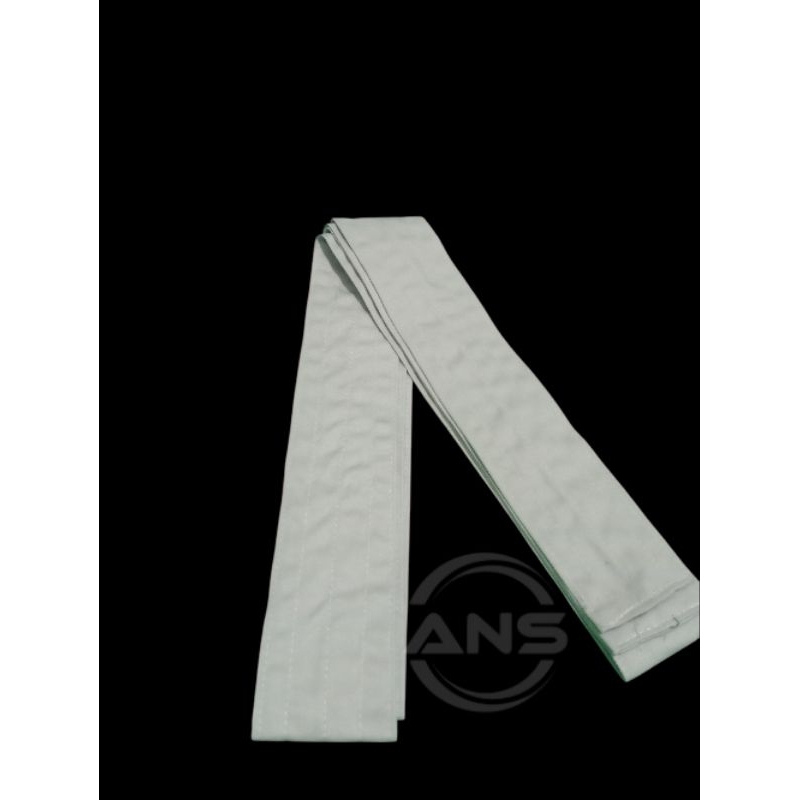 sabuk pencak silat putih polos 7cm x 2,5 meter/kualitas premium/sabuk pencak silat/sabuk putih polos