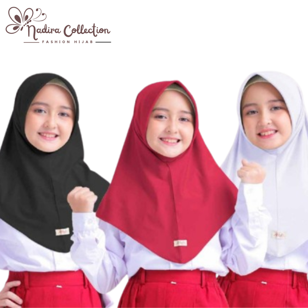 Hijab Bergo Hamidah Anak SD Kerudung Anak SD