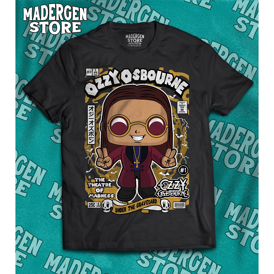 Kaos Tshirt Band Ozzy Osbourne Pop Culture