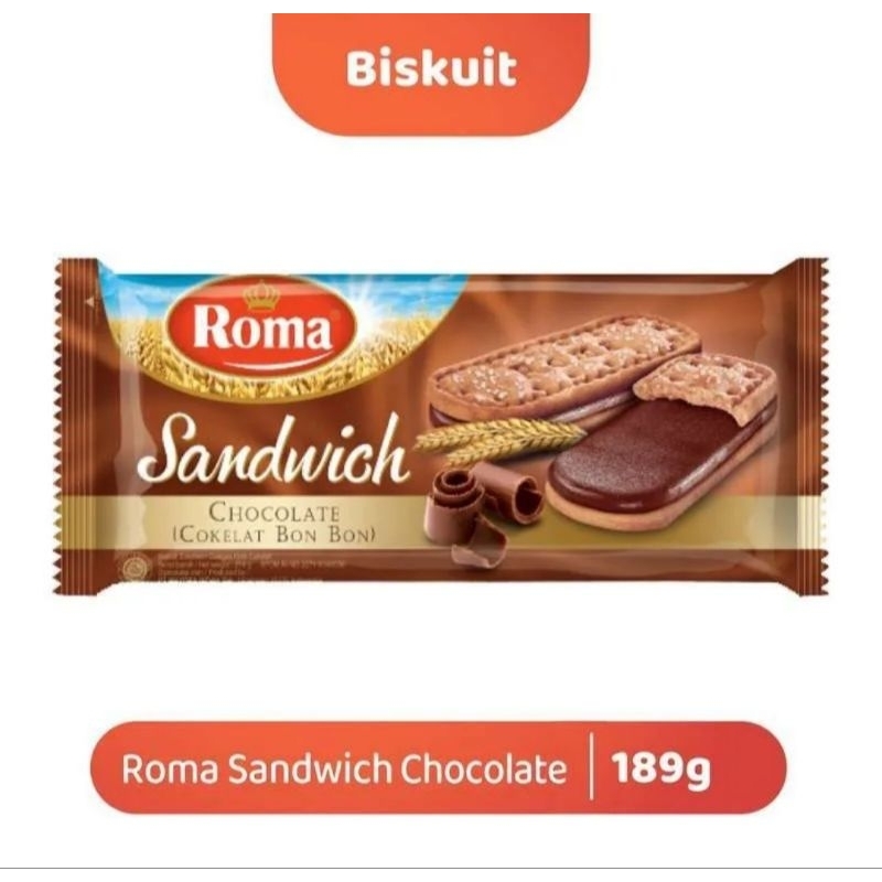 

Roma Sandwich Rasa Chocolate & Peanut Butter (1pcs)