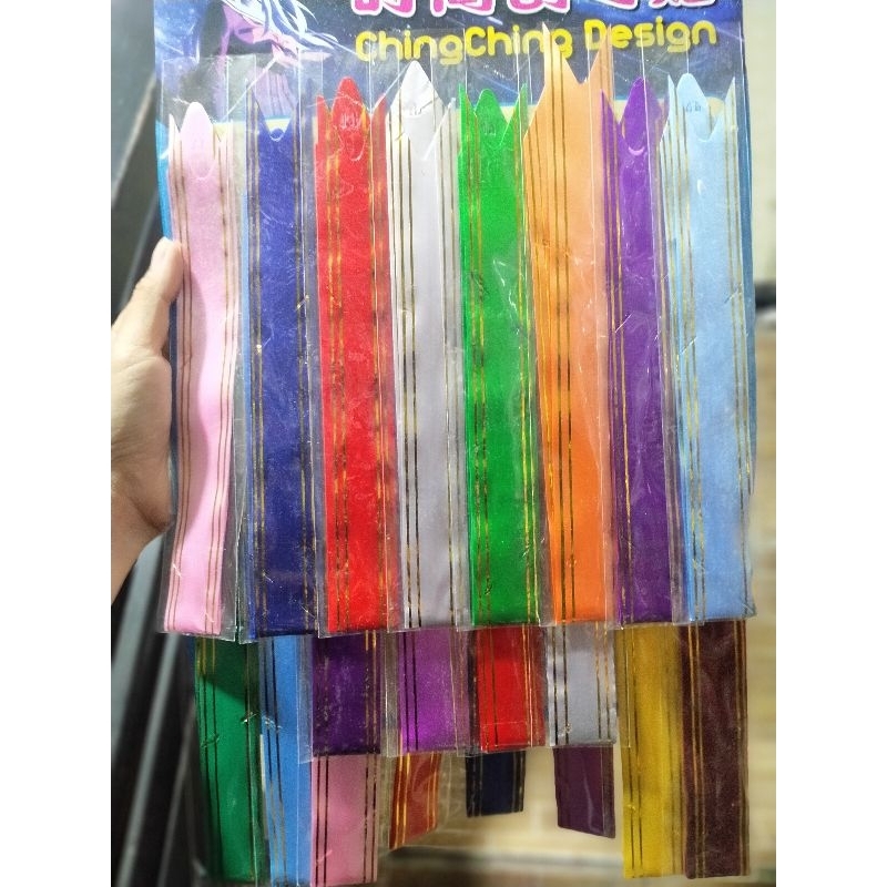 

20pcs \ 47cm \ Pita serut \ pita tarik \ pita panjang besar \ pita tarik Lis emas \ aksesoris kado \ hiasan kado