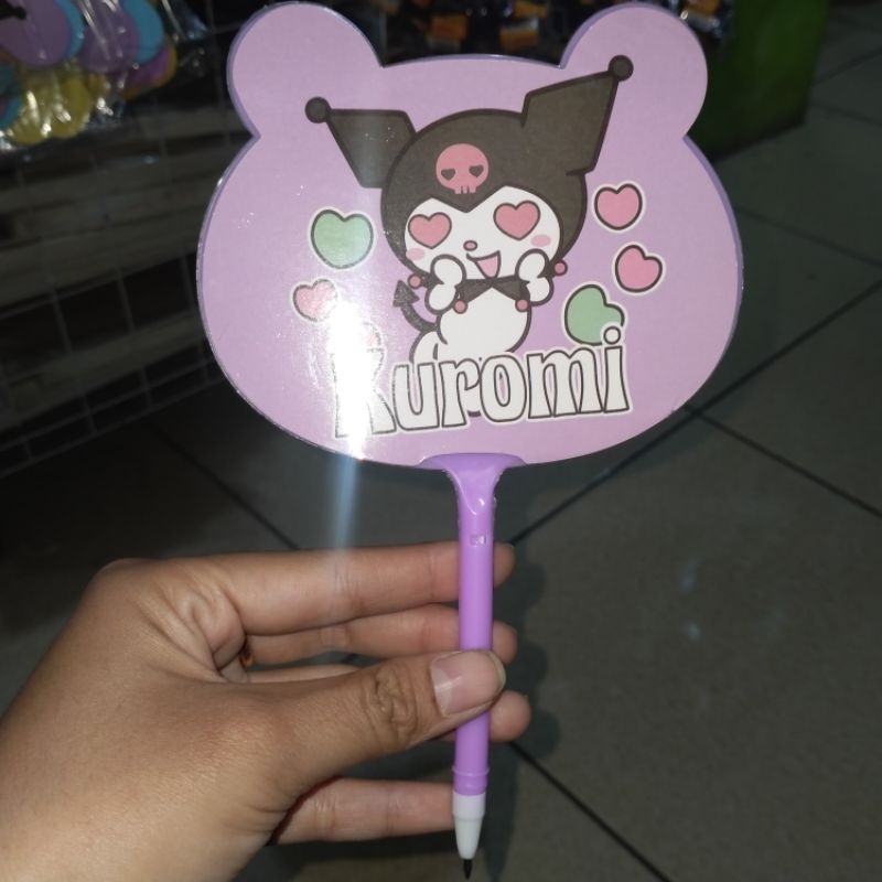 

5pcs \ pulpen kipas \ bolpoin lucu \ alat tulis \ pulpen unik \ warna-warni