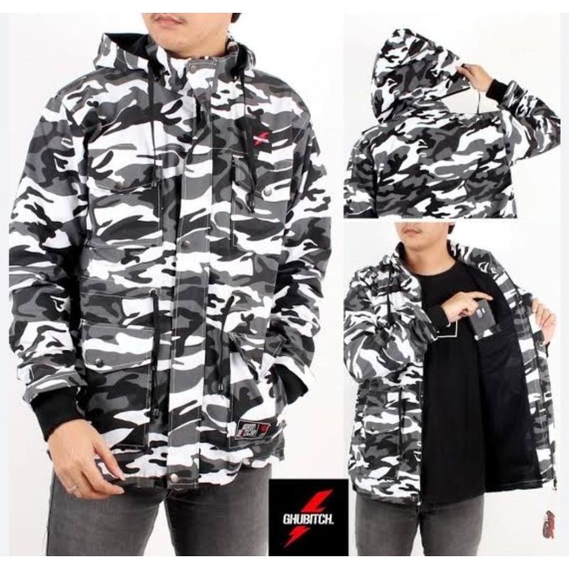 Jaket Parka / jaket Pria / Jaket Parka Loreng PREMIUM ORIGINAL