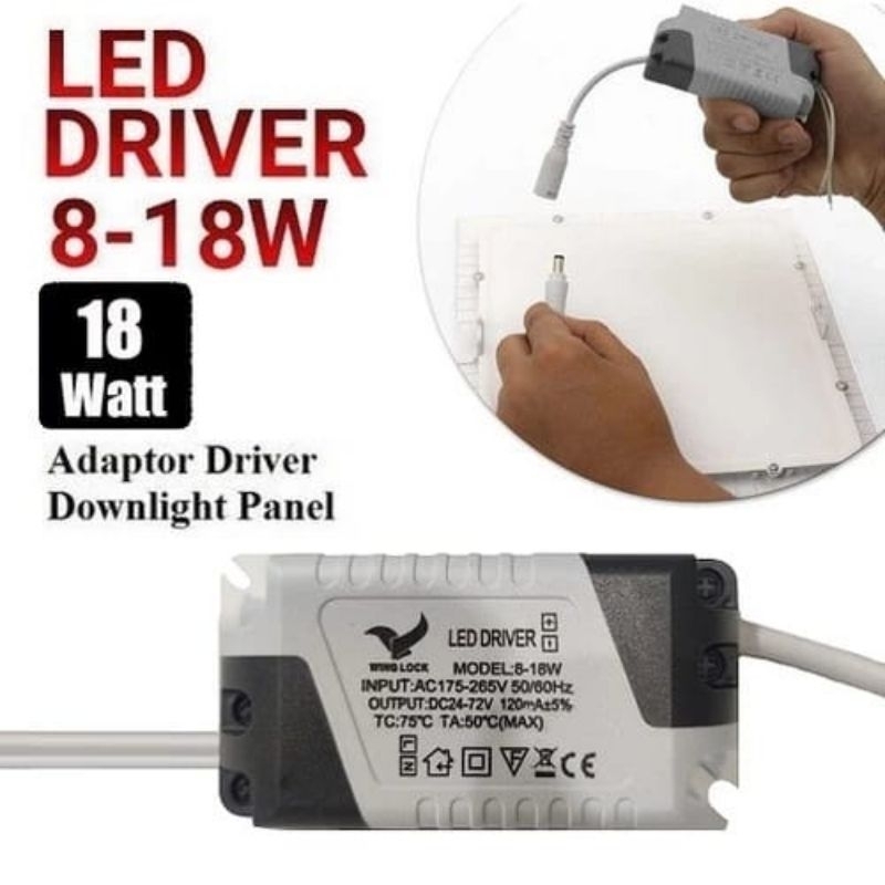Driver adaptor downligh panel 18w/Adaptor downligh panel 18w