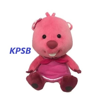Mainan Boneka Beaver Loopy Toy Doll Hadiah Kado Loopy 25 cm Lucu SNI