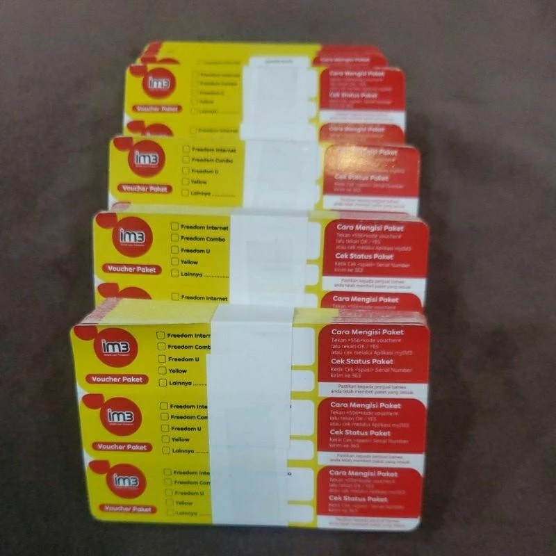 VOUCHER KOSONG IM3/INDOSAT TEMBAK PAKET SUMATERA ACEH