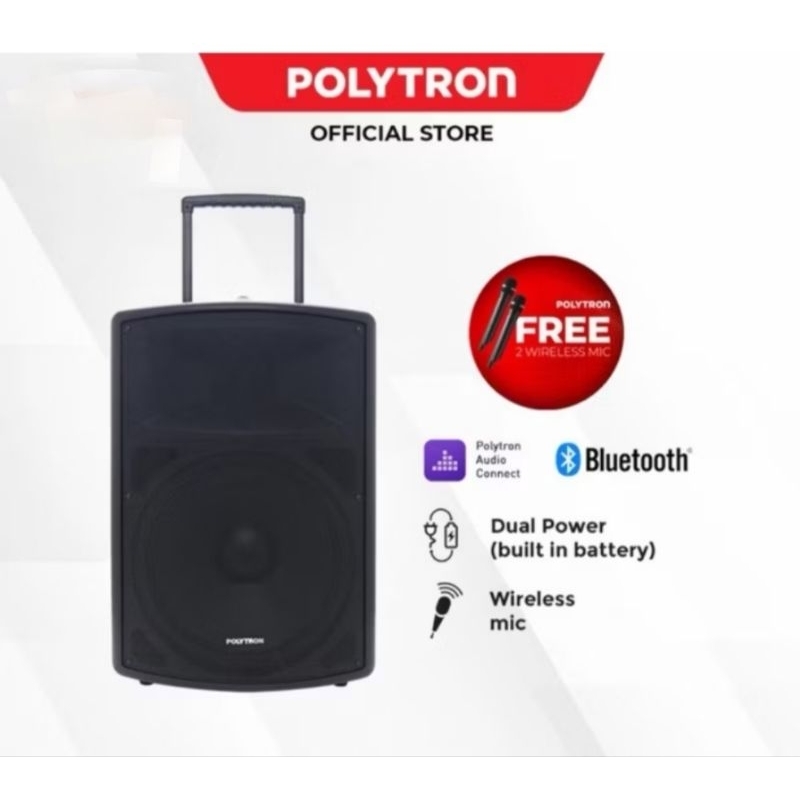 POLYTRON - BLUETOOTH ACTIVE SPEAKER PAS PRO 12F3