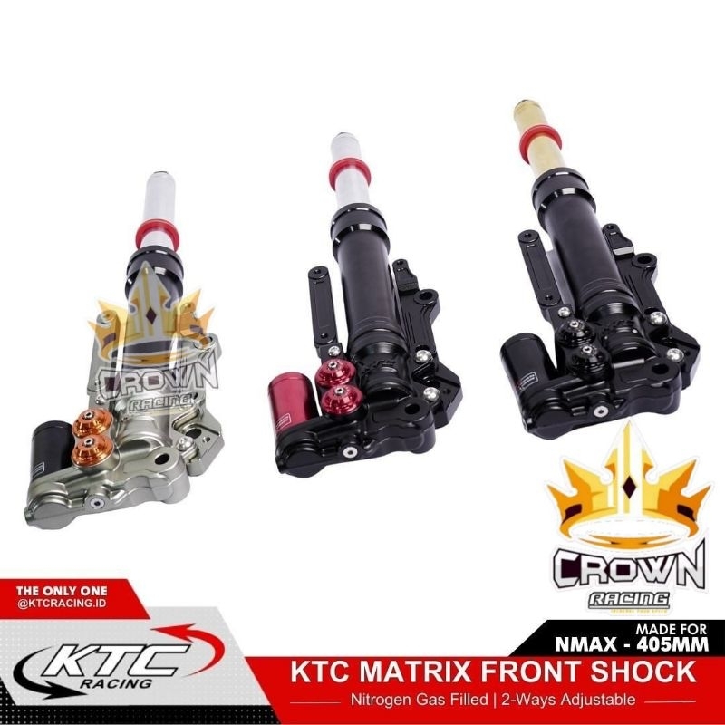 Suspension Depan Front Fork Bottom Shock Depan KTC Racing Matrix Yamaha Nmax 155