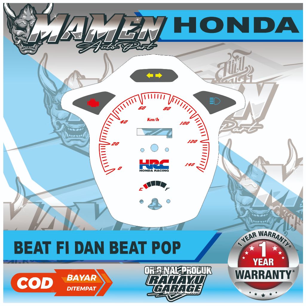 PAPAN SPEEDOMETER CUSTOM HONDA BEAT FI