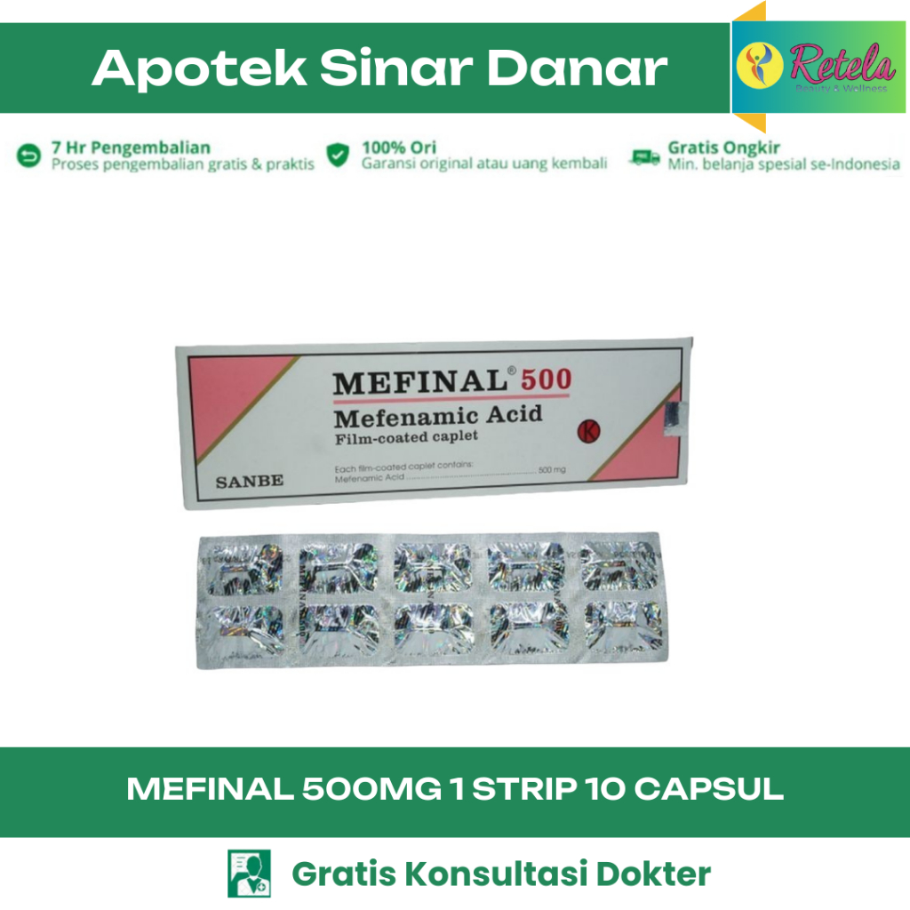 MEFINAL 500MG 1 BOX