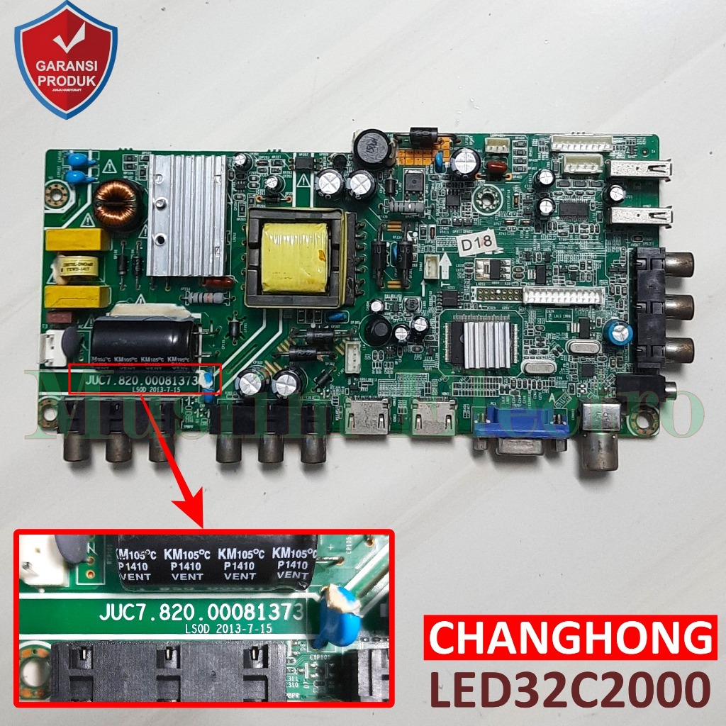 Mainboard LED TV Changhong LED32C2000 32C2000