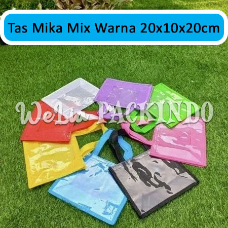 

[1 PCS] Tas Mika Mix Warna 20x10x20 dan 25x13x20 / Tas Mika Mix Kain Warna / Goodie Bag Hampers / Souvenir Bingkisan Ulang Tahun