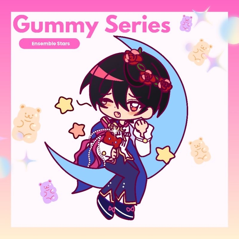 RITSU SAKUMA | 5 CM KEYCHAIN | ENSTARS FANMERCH