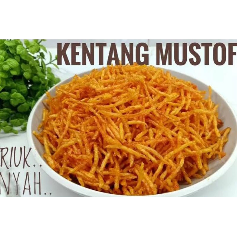 

1KG kripik kentang sambel mustofa balado renyah dan gurih