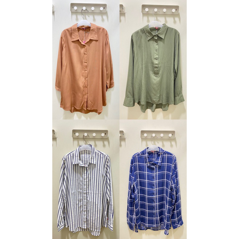 Kemeja cardinal wanita ori s-xxl