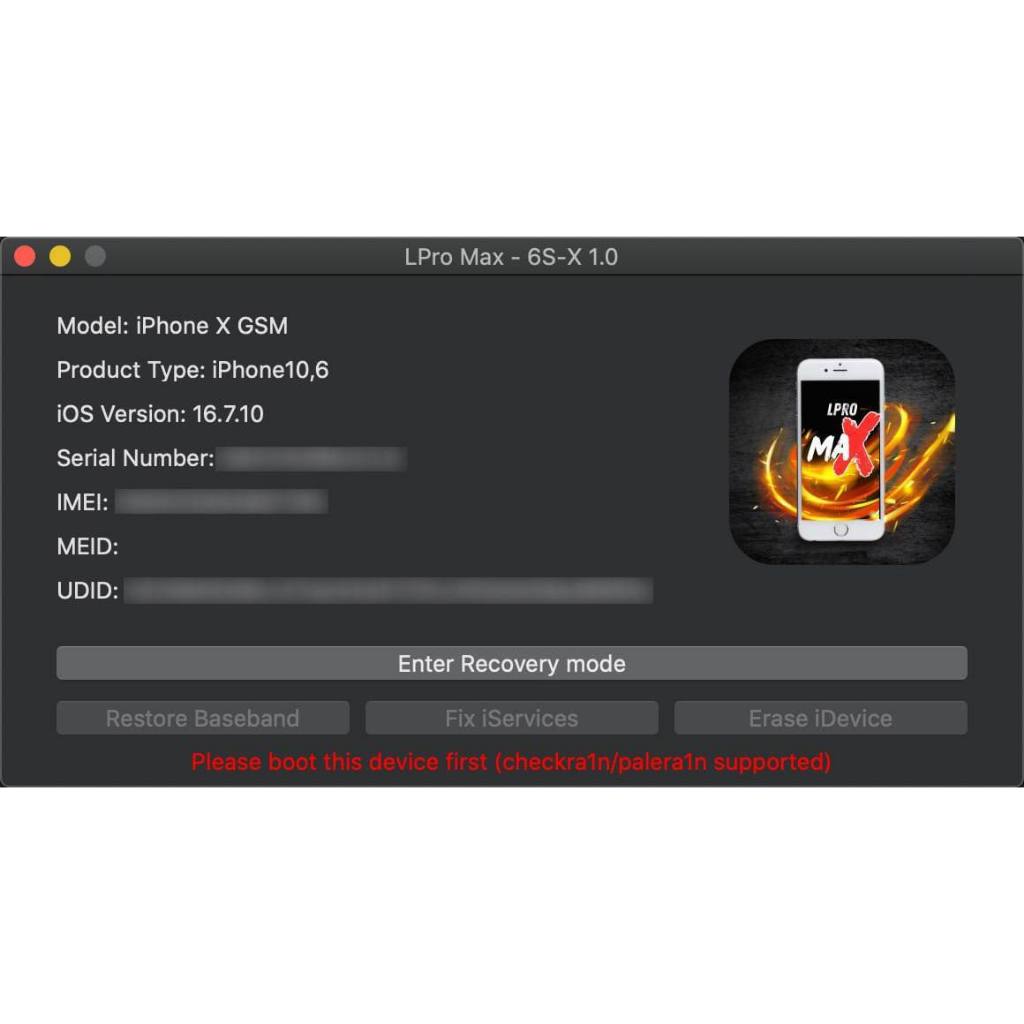 BYPASS CELL PREMIUM IOS 15/16 IPHONE 5s - X LOCK ICLOUD