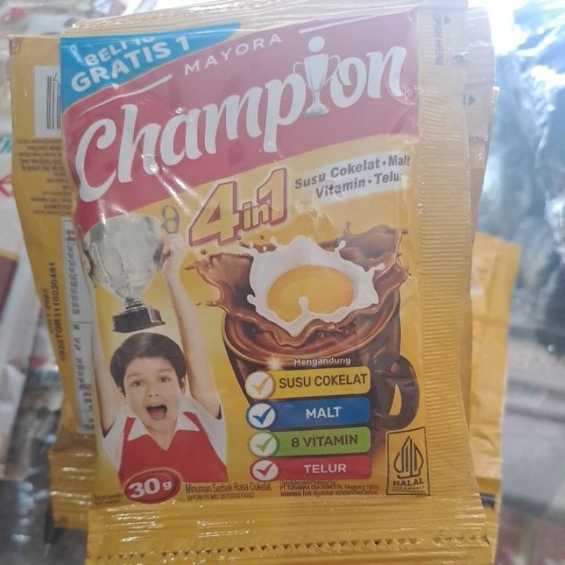 

minuman serbuk champion mayora
