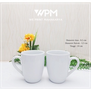 Mug keramik /MUG COREL PUTIH / MUG POLOS COREL / TIDAK SUBLIM