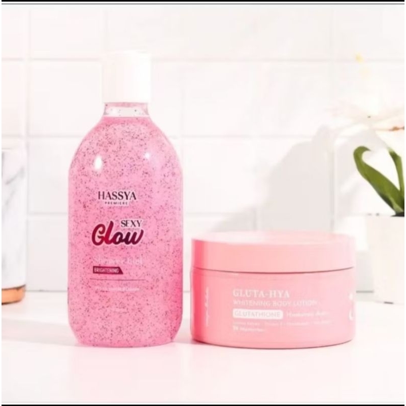 Hassya Bodyskin paket Gluta-hya + Sabun