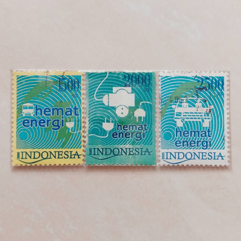

(AB) Perangko Indonesia 2005 Hemat Energi Set Lengkap 3 pcs Used
