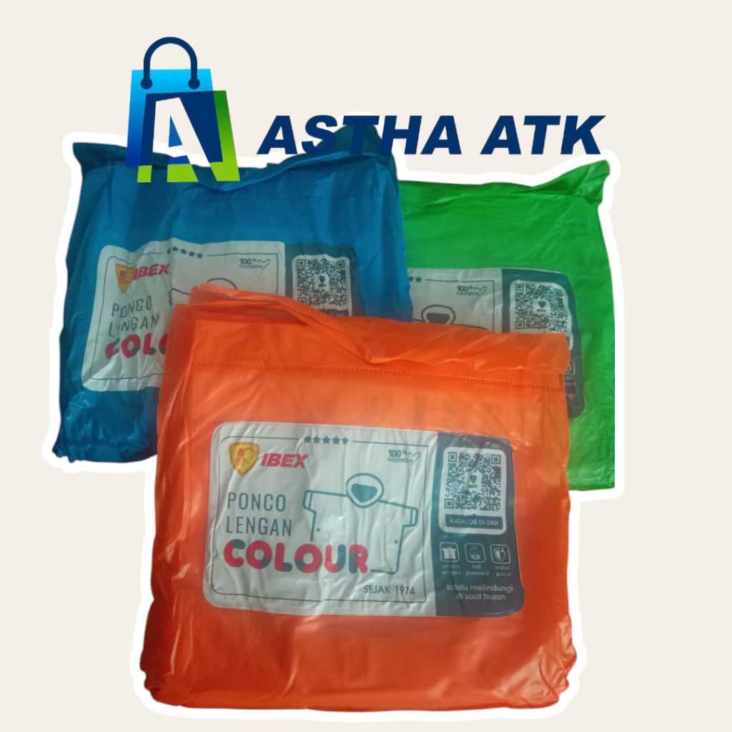 Jas Hujan Ponco Lengan  / Jas Hujan Kelelawar Ibex