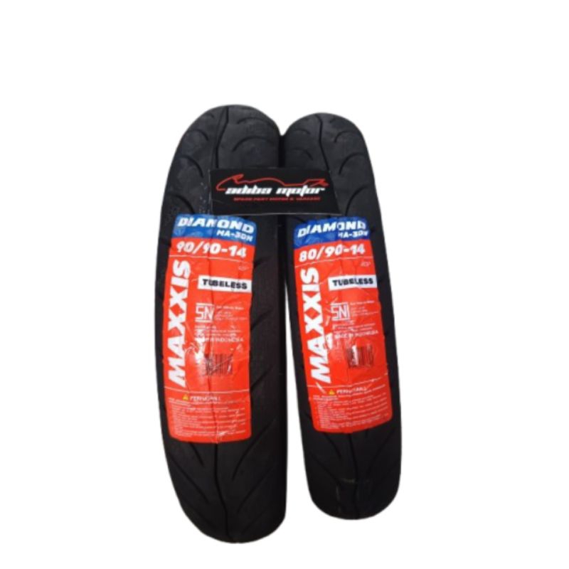 Ban Maxis Diamond 90/90.14 & 80/90.14 buat motor matic beat vario 110 vario125 dll ring 14 tubeless