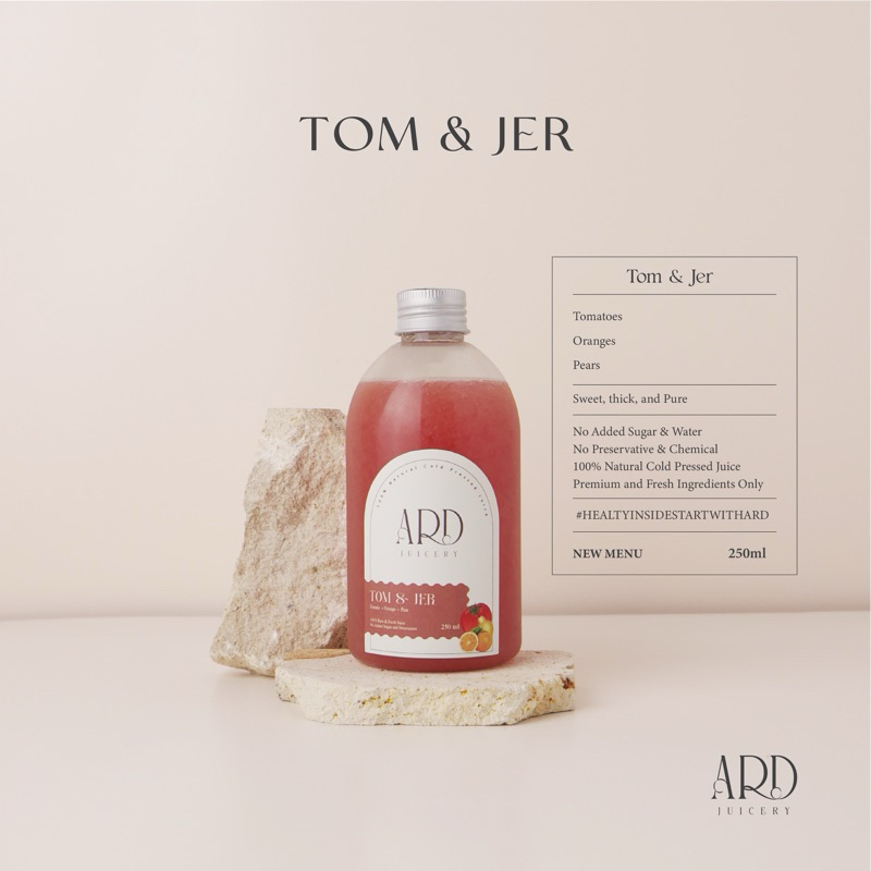 

[NEW!] TOM & JER - ARD Juicery Cold Pressed Juice 100% Fresh and Natural