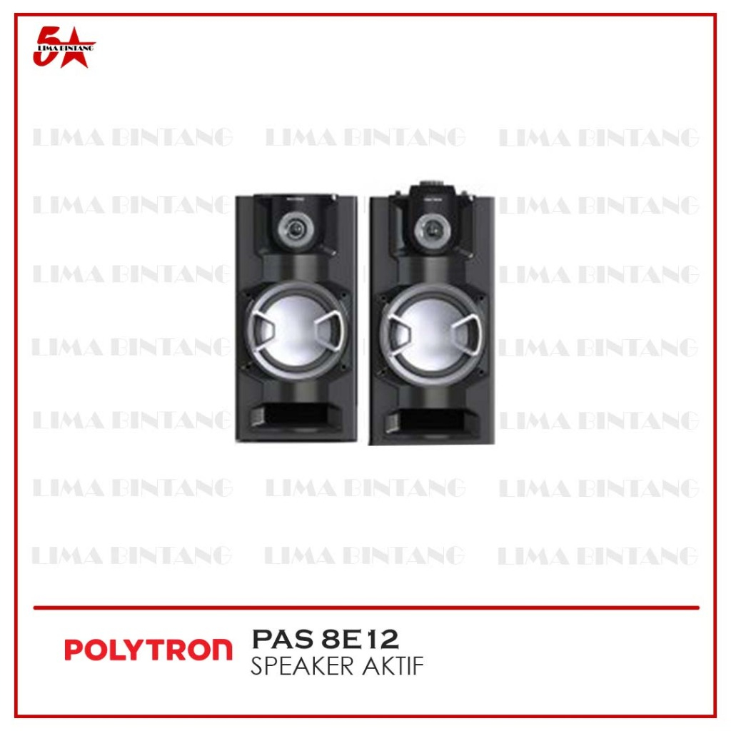 SPEAKER AKTIF POLYTRON PAS-8E12 PAS8E12 PAS 8E12 ACTIVE SPEAKER