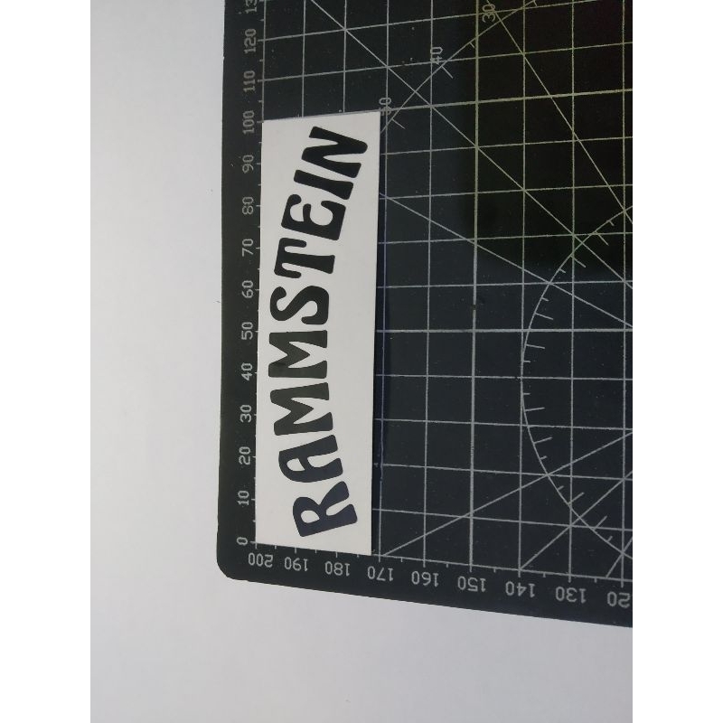

stiker cutting rammstein
