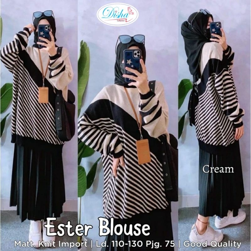 leava tunik rajut ori valent tunik jumbo ld 130 tunik import baju atasan wanita kekinian long tunik