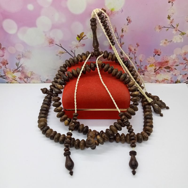 tasbih tijani kayu gaharu wangi asli original A161