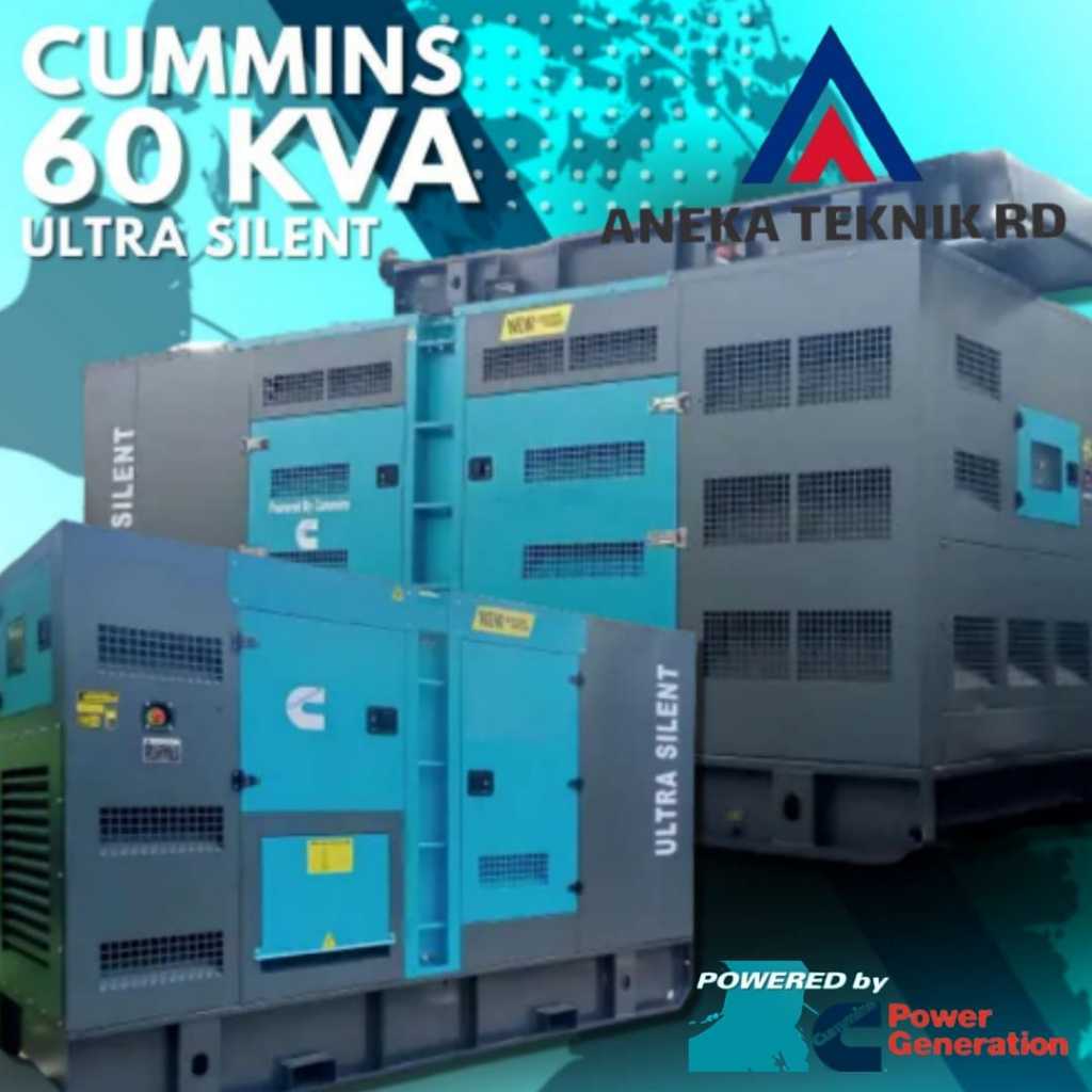 Genset 60KVA Cummins Diesel - Ultra Silent