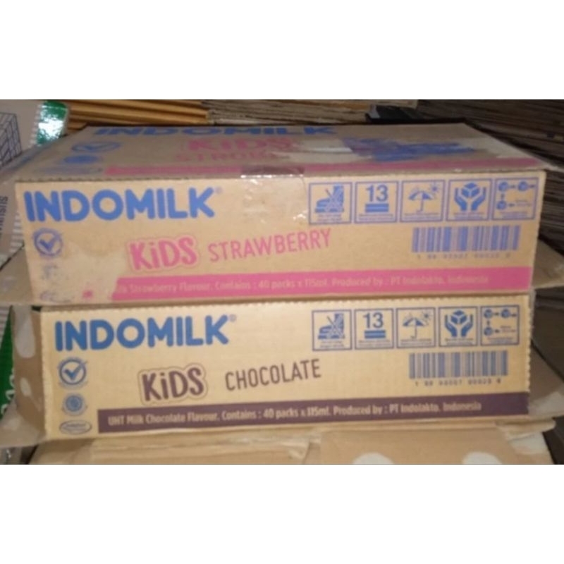 

Kardus bekas Indomilk buka samping35.5x20x9.5