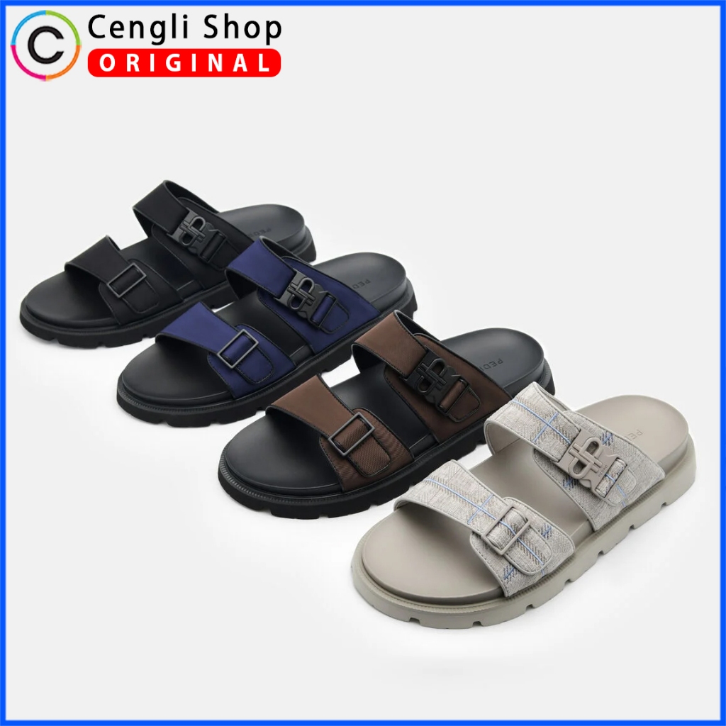 PM155 SANDAL SLIDE PRIA PEDRO ORIGINAL/SENDAL PEDRO SLOP SELOP TERBARU