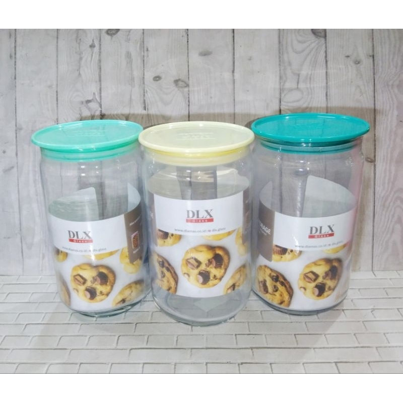 TOPLES KUE KACA DLX KYOTO 1000 ML / TOPLES LEBARAN / TOPLES IMLEK / TOPLES NATAL - DLX GLASS