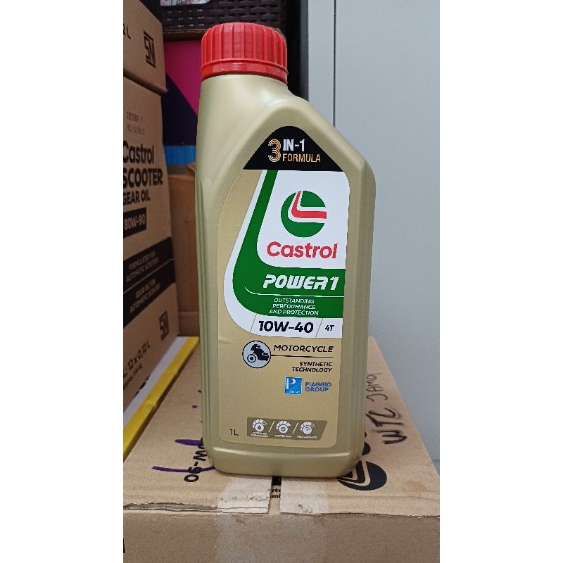 Oli Mesin Castrol Power1 10w-40 Original Piaggio