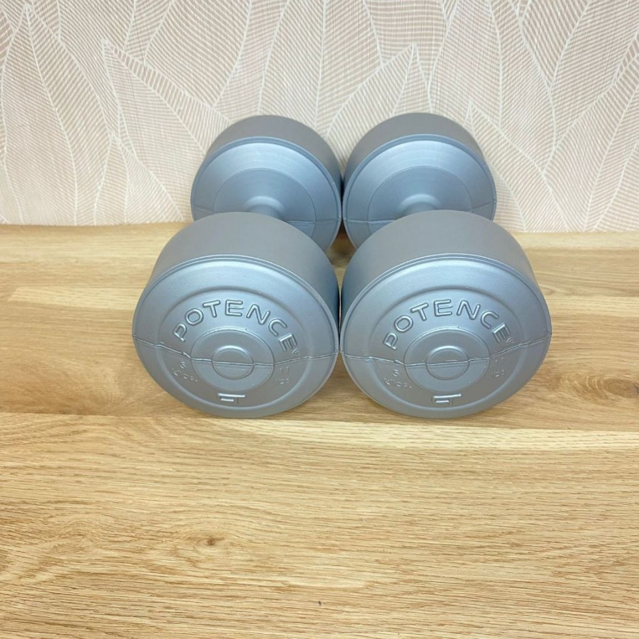 Potence Dumbell Plastik 5kg Dumbell 5kg Barbel 5 kg Dumbbell Dumbel Dumble 5kg
