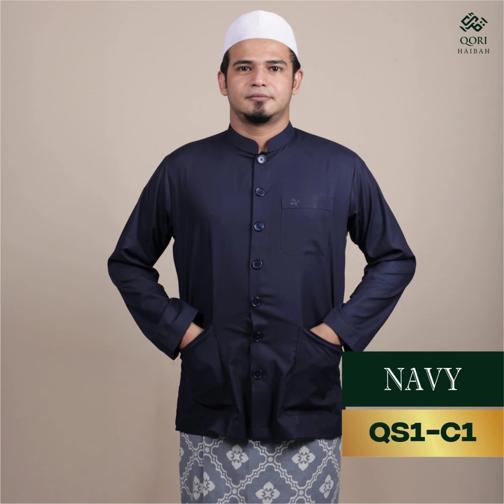 Qori Haibah Baju Koko Salaf (Lengan Non Manset) QS1-1
