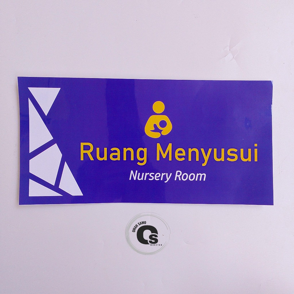 

Stiker Ruang Menyusui - Nursery Room - Stiker Vinyl