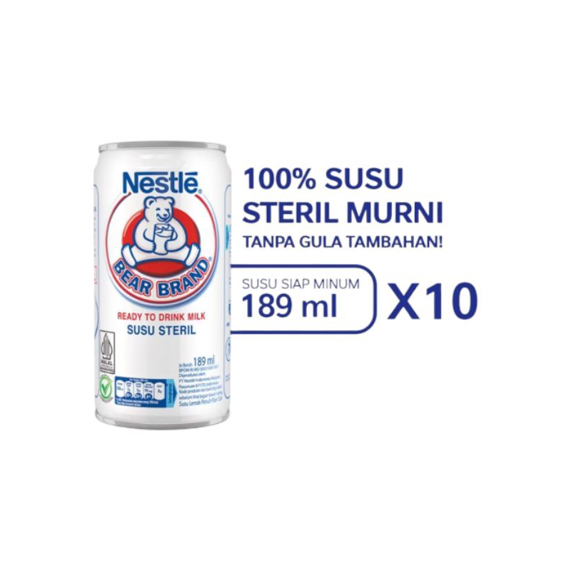 

SUSU STERIL SUSU BERUANG 10PCS