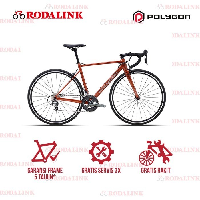 NEW POLYGON SEPEDA BALAP ROAD BIKE STRATTOS S4 [100% ORIGINAL]