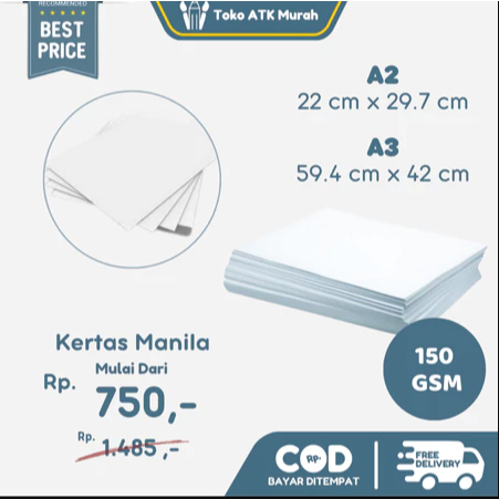

Kertas Gambar A3 / Manila Putih A3