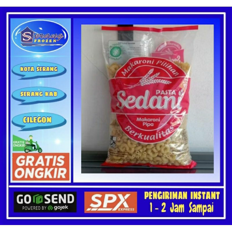 

Makaroni SEDANI 1Kg, Serang Frozen