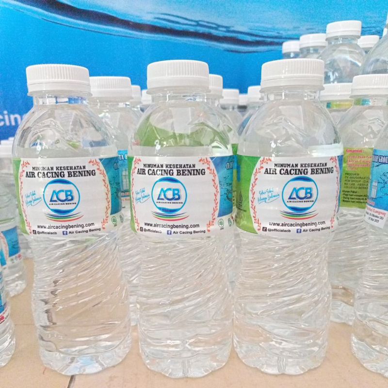 

air cacing bening ( Acb ) 330ml Paket isi 3 botol