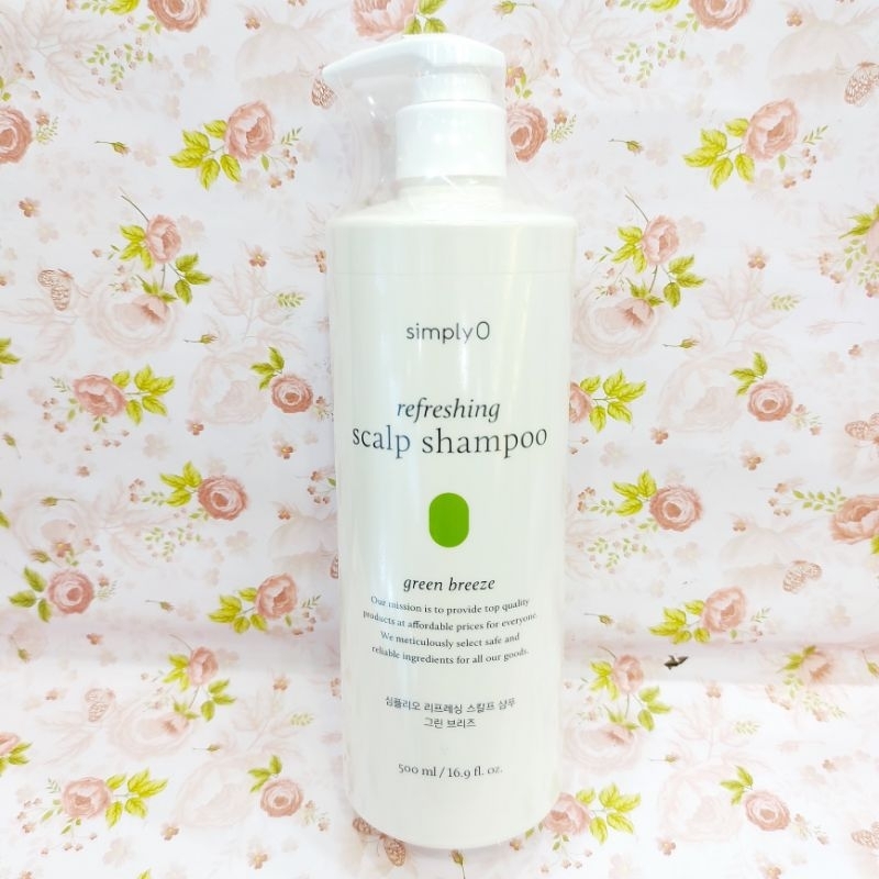 SimplyO Refreshing Scalp Shampoo Green Breeze 500ml